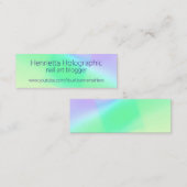 Eenvoudige verloop mini visitekaartje (Voorkant / Achterkant)