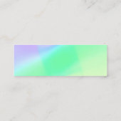 Eenvoudige verloop mini visitekaartje (Achterkant)
