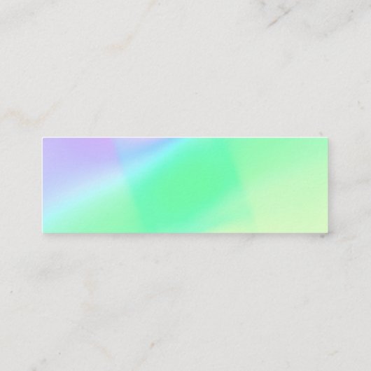 Eenvoudige verloop mini visitekaartje (Achterkant)