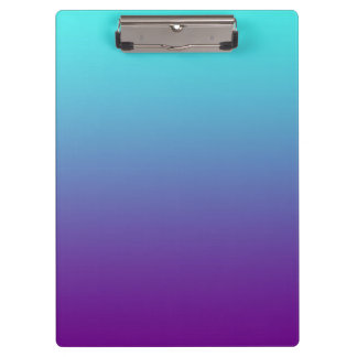 Eenvoudige verloopachtergrond Paars Turquoise Blue Klembord