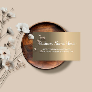 Eenvoudige verloopmetaalstructuur visitekaartje