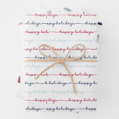 Eenvoudige Verpakking Papier Flat Sheet Set van 3 Inpakpapier Vel (In situ)