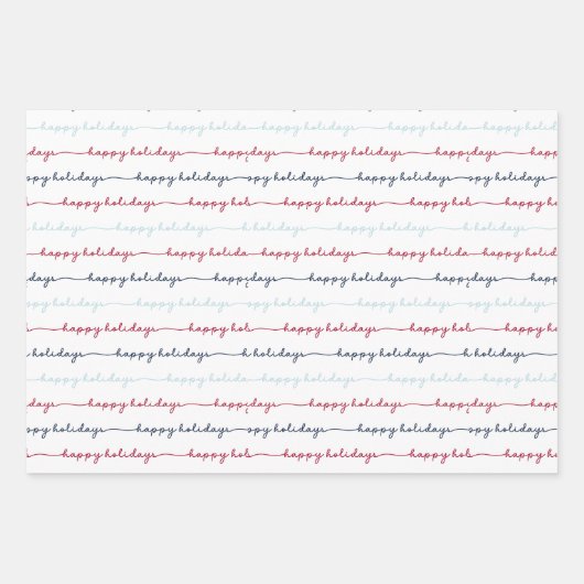 Eenvoudige Verpakking Papier Flat Sheet Set van 3 Inpakpapier Vel (Voorkant)