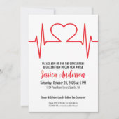 Eenvoudige verpleegkunde Medische School Afstudere Kaart (Voorkant)