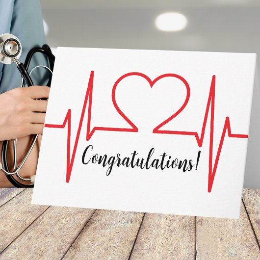 Eenvoudige verpleegkunde Medische School Afstudere Kaart