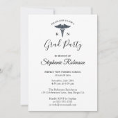 Eenvoudige Verpleegschool Afstuderen Modern Kaart (Voorkant)