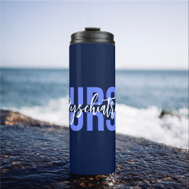 Eenvoudige Verpleegster Aangepaste Tekst Specialit Thermosbeker