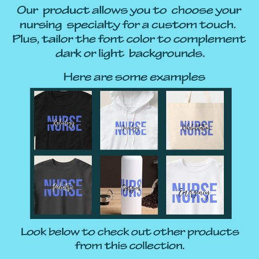 Eenvoudige Verpleegster Aangepaste Tekst Specialit Thermosbeker