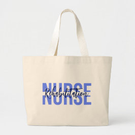Eenvoudige Verpleegster Custom Text Specialty: Afk Grote Tote Bag