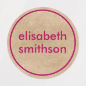 Eenvoudige verschillende kleuren Basic toevoegen J Labels (Design 2)