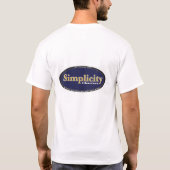 Eenvoudige versnellingsbak t-shirt (Achterkant)