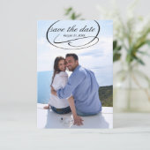 Eenvoudige Verticale Foto Swashes - 3x5 Save the D Date (Staand voorkant)