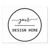 Eenvoudige vervanging grote rubberen riem door Log Rubberstempel (Afrduk)