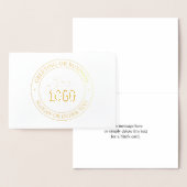 Eenvoudige vervanging van Logo en  tekst Folie Kaarten (Display)