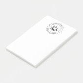 Eenvoudige vervanging van Logo en tekst Post-it® Notes (Schuin)