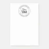 Eenvoudige vervanging van Logo en tekst Post-it® Notes (Voorkant)