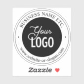 Eenvoudige vervanging van Logo en tekst Sticker (Vel)