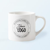 Eenvoudige vervanging van Logo en  tekst | wit Espresso Kop