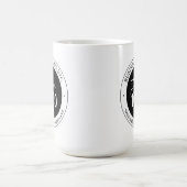 Eenvoudige vervanging van Logo en  tekst | wit Koffiemok (Center)