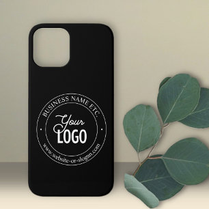 Eenvoudige vervanging van Logo en  tekst   Zwart Case-Mate iPhone Case