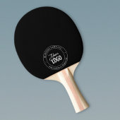 Eenvoudige vervanging van Logo en  tekst | Zwart Tafeltennisbatje