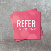 Eenvoudige verwijzing Kaart handgemeen roze patroo