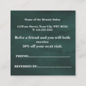 Eenvoudige verwijzing naar Elegant Aqua Blue en Wh (Achterkant)