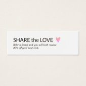 Eenvoudige verwijzing naar het zwarte witte Roos v Mini Visitekaartjes (Voorkant)