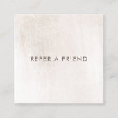 Eenvoudige verwijzing naar klanten met witte marme (Voorkant)