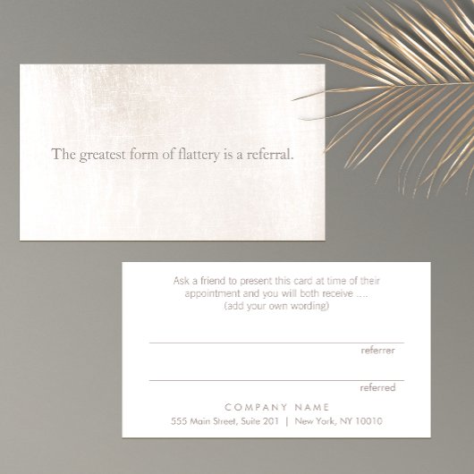 Eenvoudige verwijzing naar klantengarantie van leg