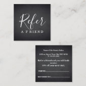 Eenvoudige verwijzing naar zwart-wit in elegant (Voorkant / Achterkant)