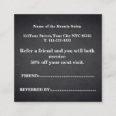 Eenvoudige verwijzing naar zwart-wit in elegant (Achterkant)