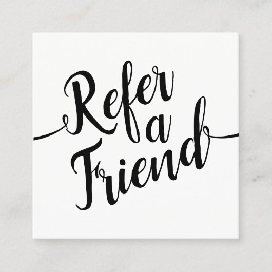 Eenvoudige verwijzing naar zwarte witte scriptkall (Voorkant)