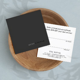 Eenvoudige verwijzing van moderne zwarte klant