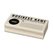 Eenvoudige verzending van Logo via Business Round Rubberstempel (Stempel)