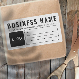 Eenvoudige verzending van Logo via Business Square Etiket