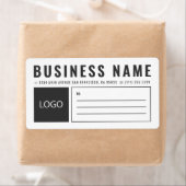 Eenvoudige verzending van Logo via Business Square Etiket (Insitu)