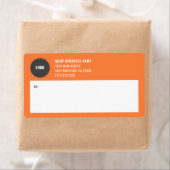 Eenvoudige verzendlabels voor zakelijke Logo Etiket (Insitu)