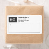 Eenvoudige verzendlabels voor zakelijke Logo Etiket (Insitu)