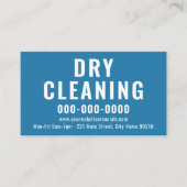 Eenvoudige, vetgedrukte en bewerkbare reiniging in visitekaartje (Voorkant)