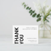 Eenvoudige vetgedrukte letters Weddenschap wit Dan Informatiekaartje (Staand voorkant)