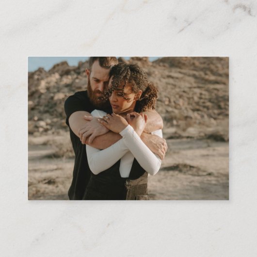 Eenvoudige, vette, vp Qr code 2 foto's van het vet Informatiekaartje (Achterkant)