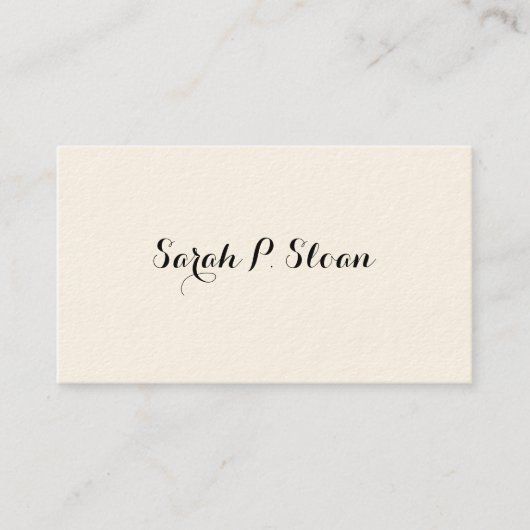 Eenvoudige Victoriaans oproepkaarten Contactkaartje (Voorkant)