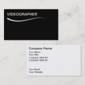 Eenvoudige video-Visitekaartjes Visitekaartje (Voorkant / Achterkant)