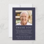 Eenvoudige viering van de begrafenis van het leven bedankkaart (Voorkant)