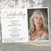 Eenvoudige viering van het leven - Foto Memorial Kaart