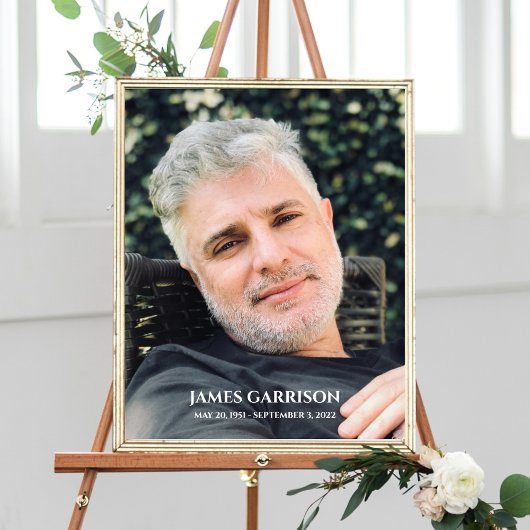 Eenvoudige viering van het leven met Photo Keepomw Poster