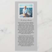 Eenvoudige viering van het Life-programma Programmakaart (Achterkant)