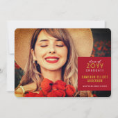 Eenvoudige vierkant minimalistische fotograafparti kaart (Voorkant)