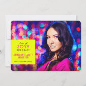 Eenvoudige vierkant minimalistische fotograafparti kaart (Voorkant)